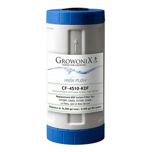 GROWONIX 4.5" x 10" FILTRE DE CHARBON KDF85 / CATALYTIQUE (1