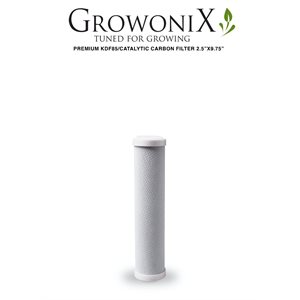 GROWONIX 2.5'' X 10'' WHITE COCO CARBON FILTER (1)