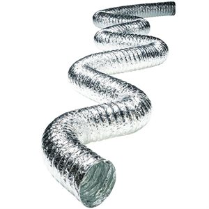 AIR DUCT NON INSULATED FLEXIBLE DUCT 4'' X 25' (1)